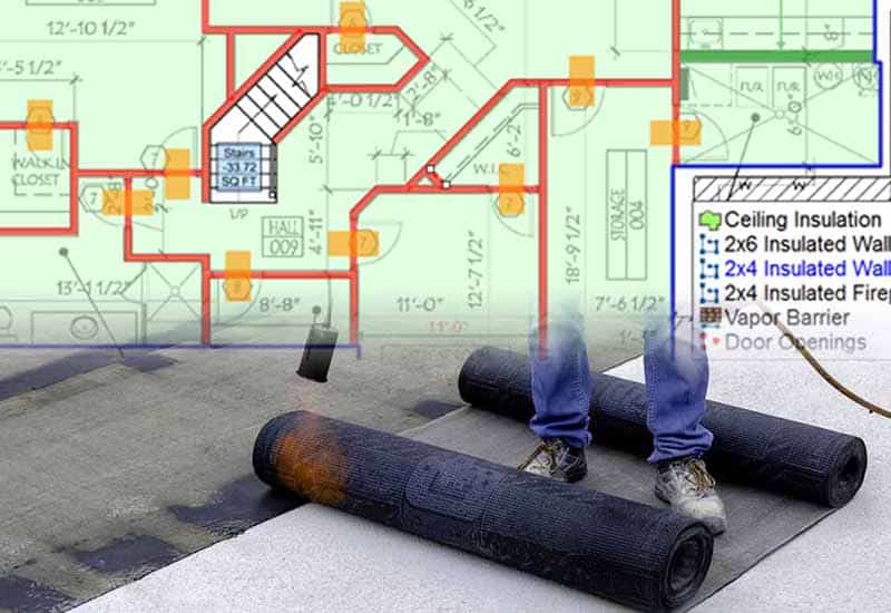A blueprint for waterproofing estimating and insulation estimating services