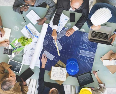 Important phases in construction process